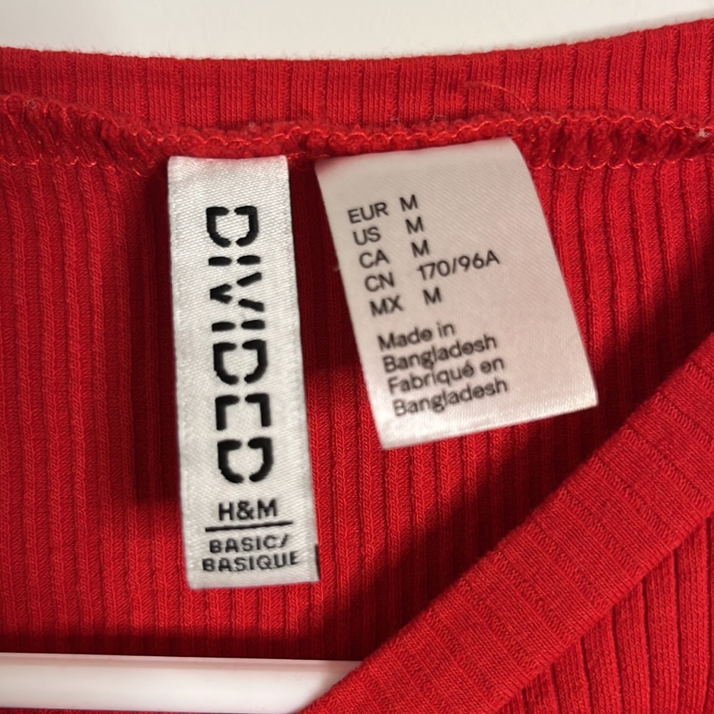 Red Crop Top - Picture 3 of 4